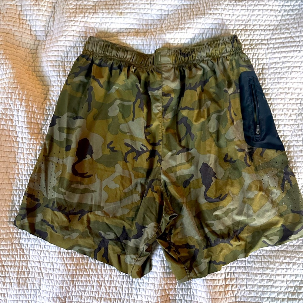 New Balance x J.Crew camo gym shorts. Men’s size Medium.